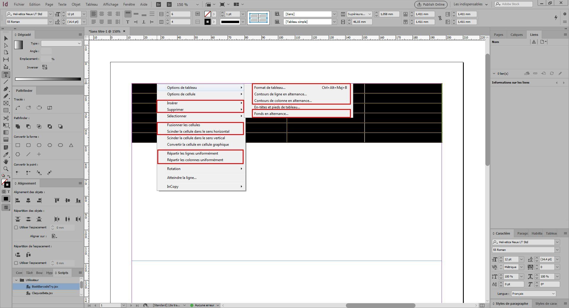 03 menu contextuel