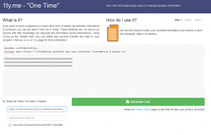 1tyme 1 securiser envoi informations sensibles