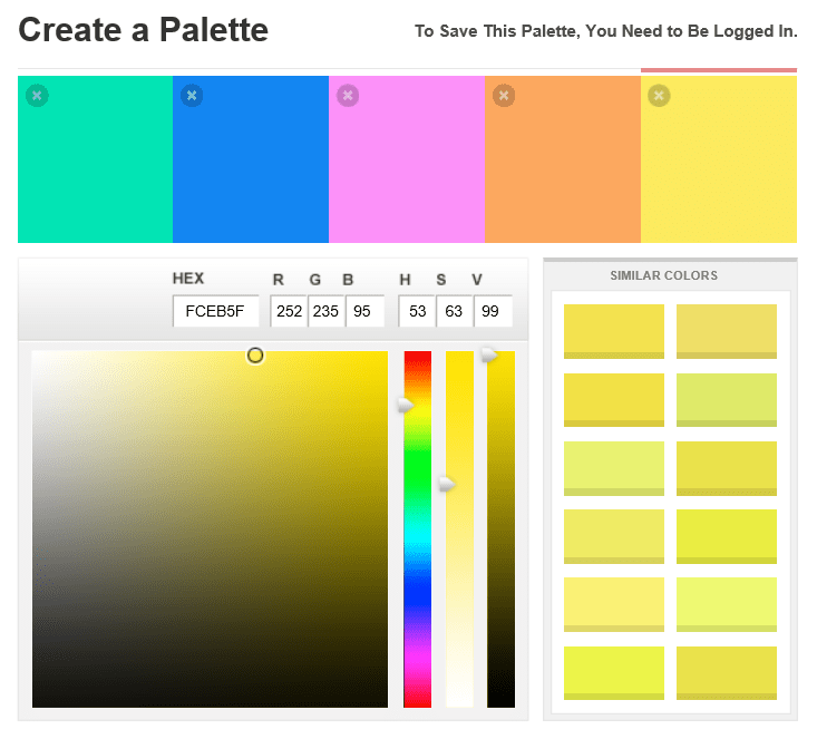 19 colour palette generators to simplify web design