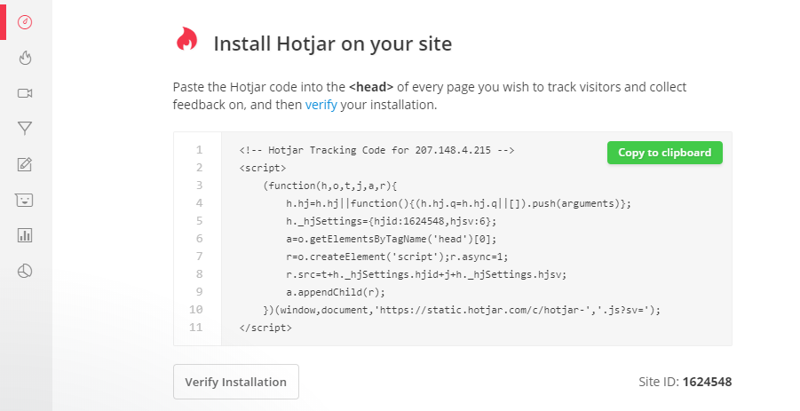 Hotjar 5 tracking code