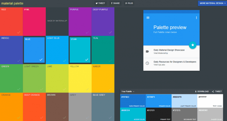 Material Palette