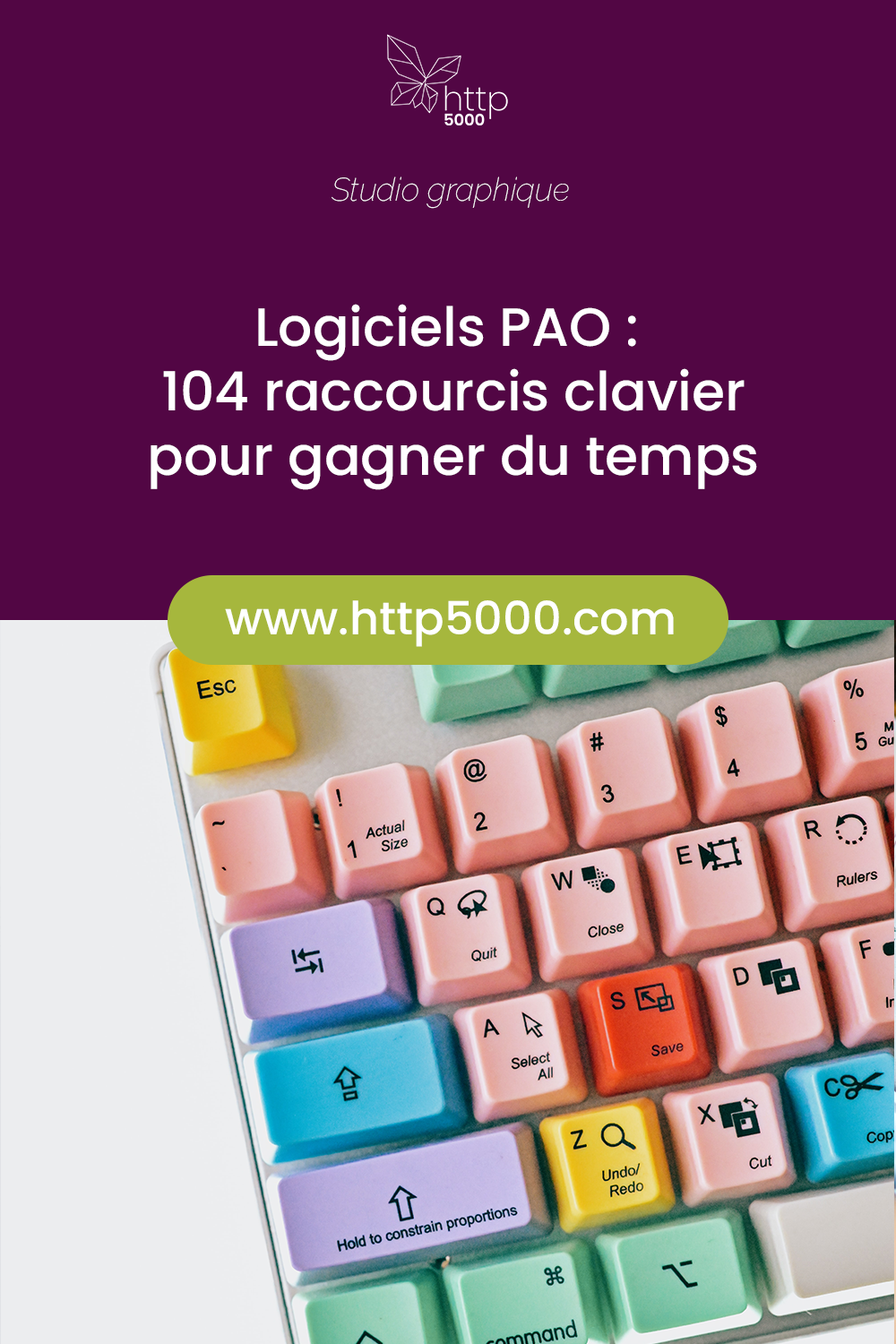 Pinterest template 104 raccourcisPAO