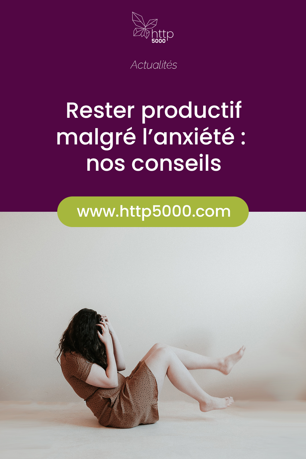 Pinterest template anxiete