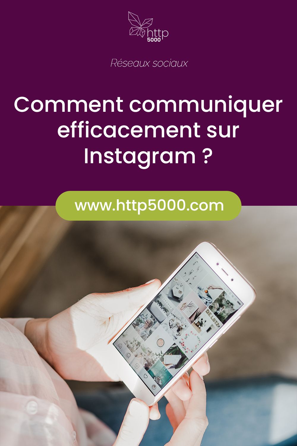 Pinterest template cominsta
