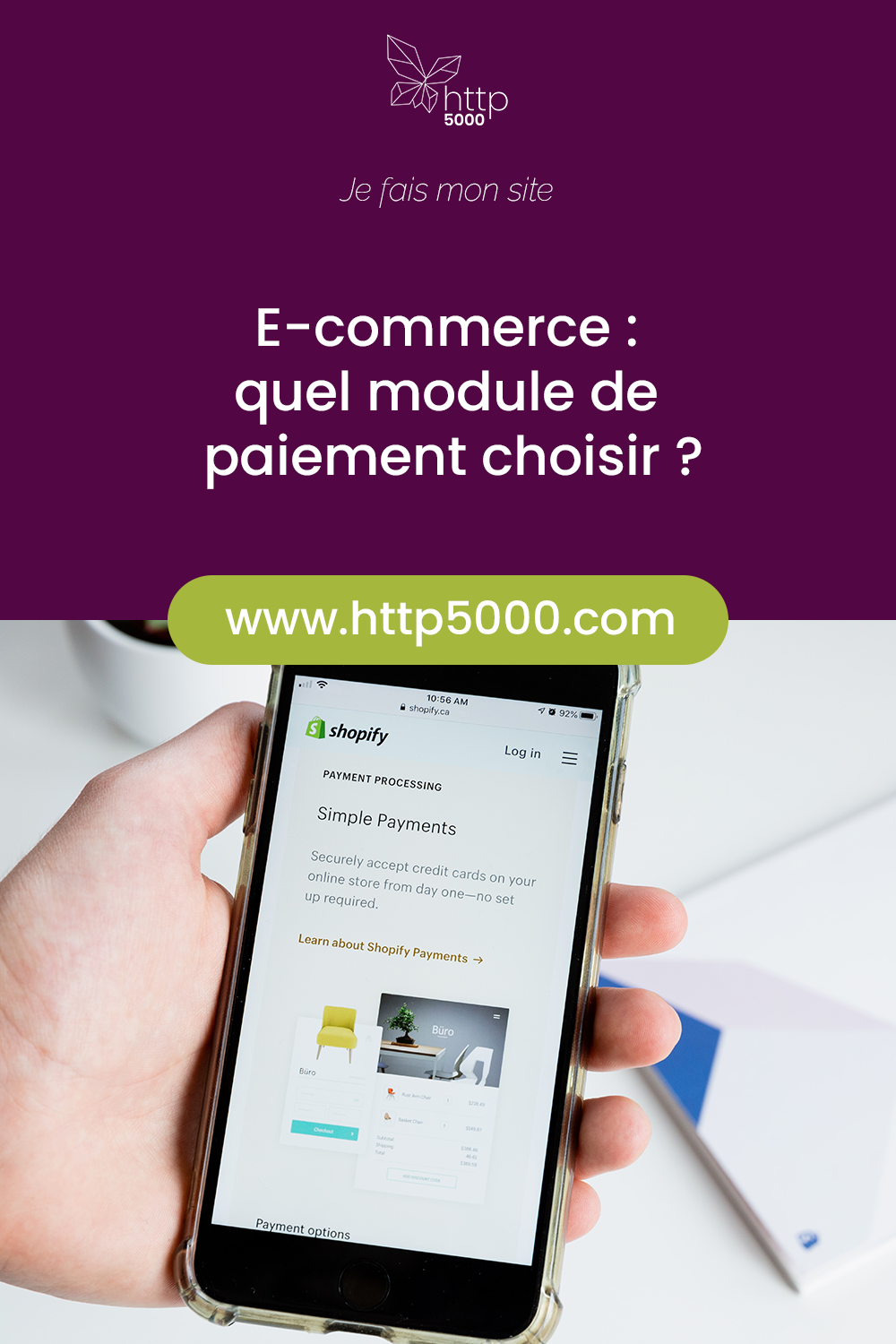 Pinterest template module ecommerce