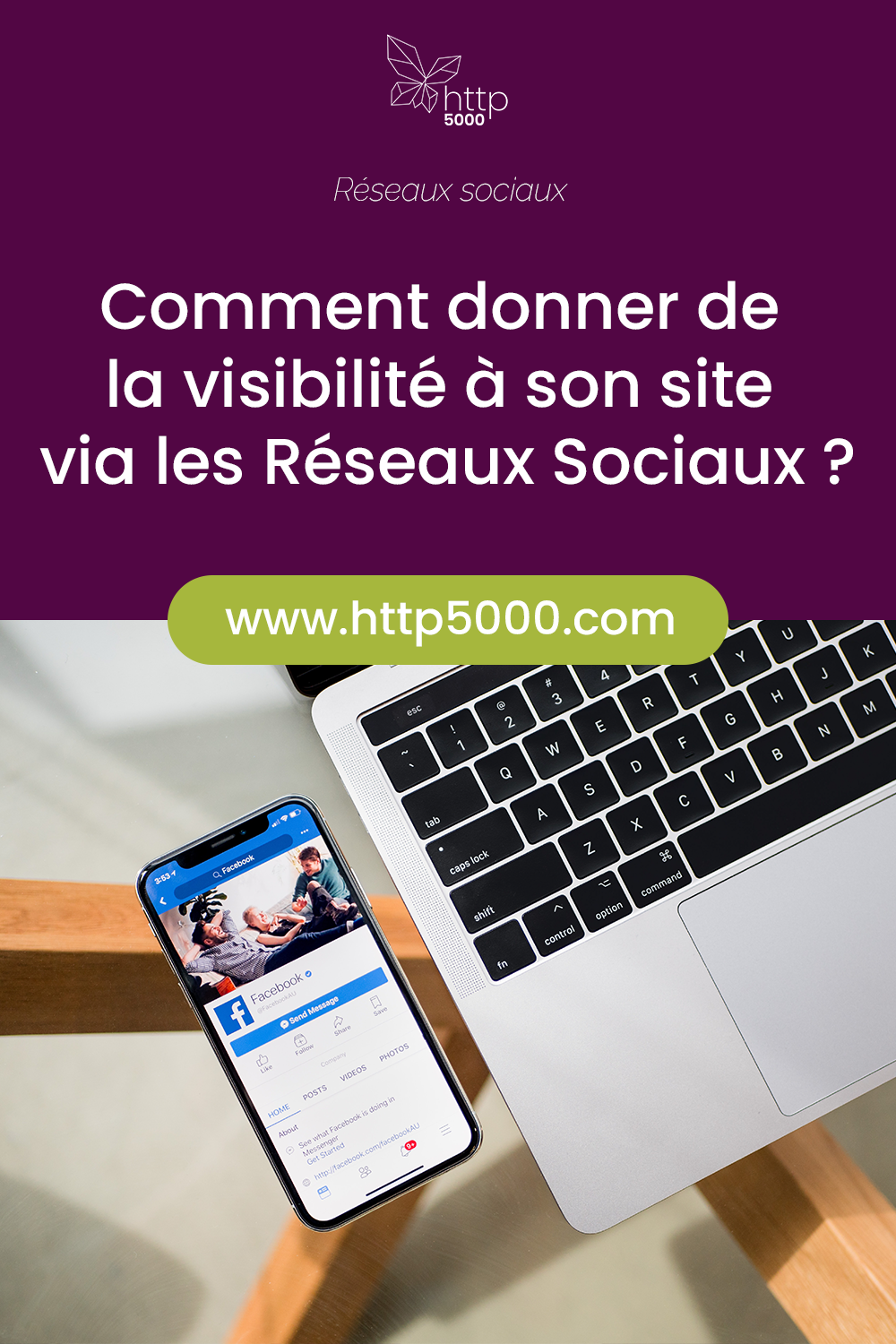 Pinterest template visibilite