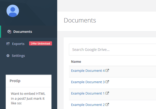 Wordable interface