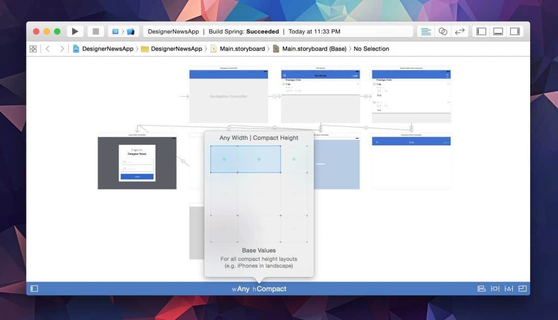 Application dimensions swift