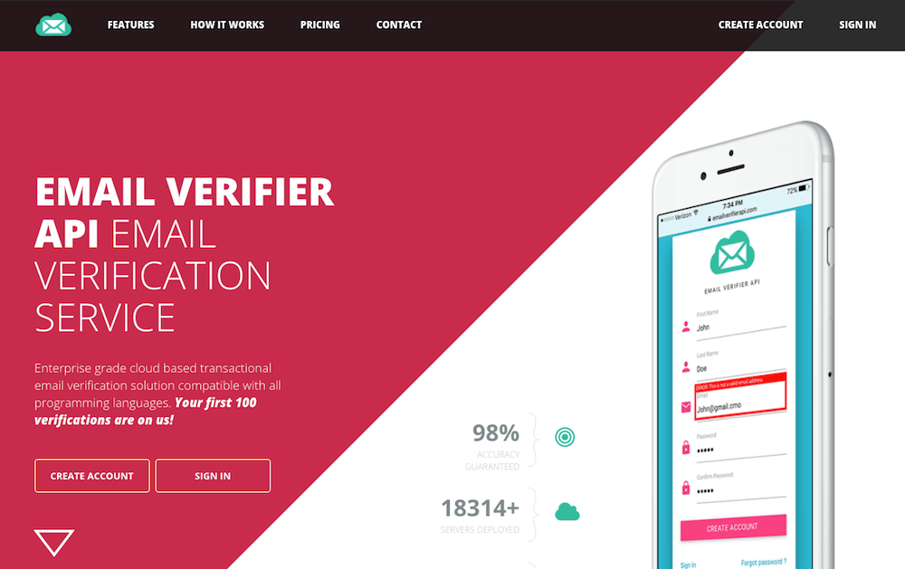 Email verifier api