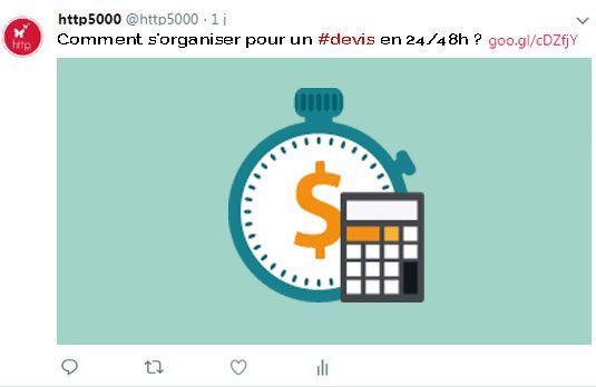 Exemple twitter inbound marketing