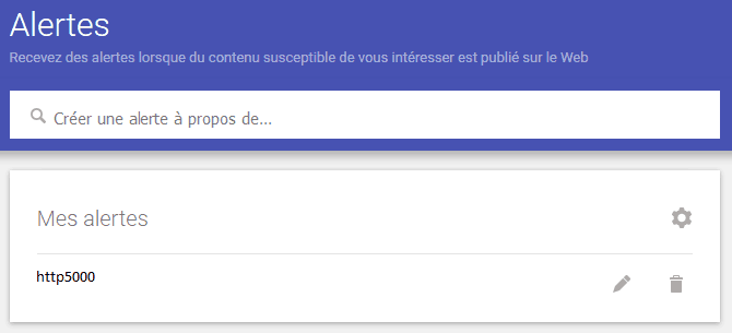 Google alerts edition