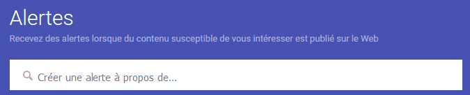 Google alerts