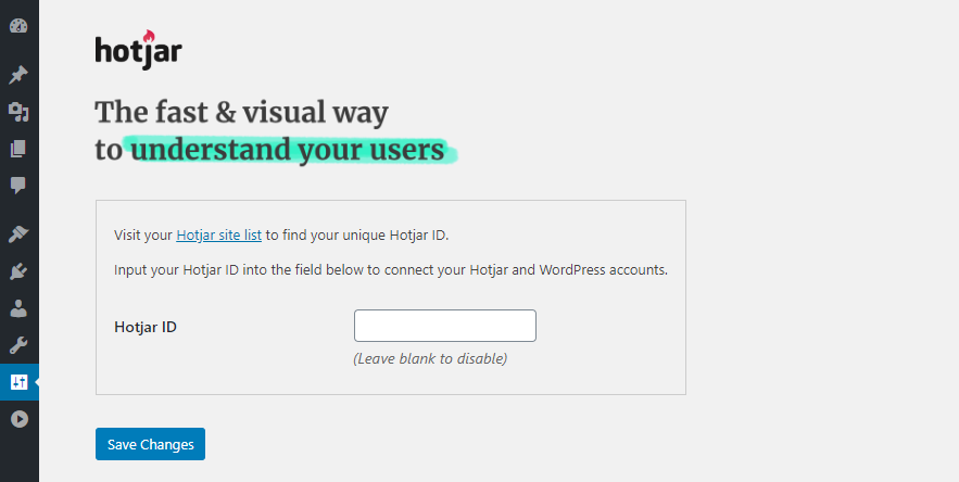 Hotjar 6 enter id