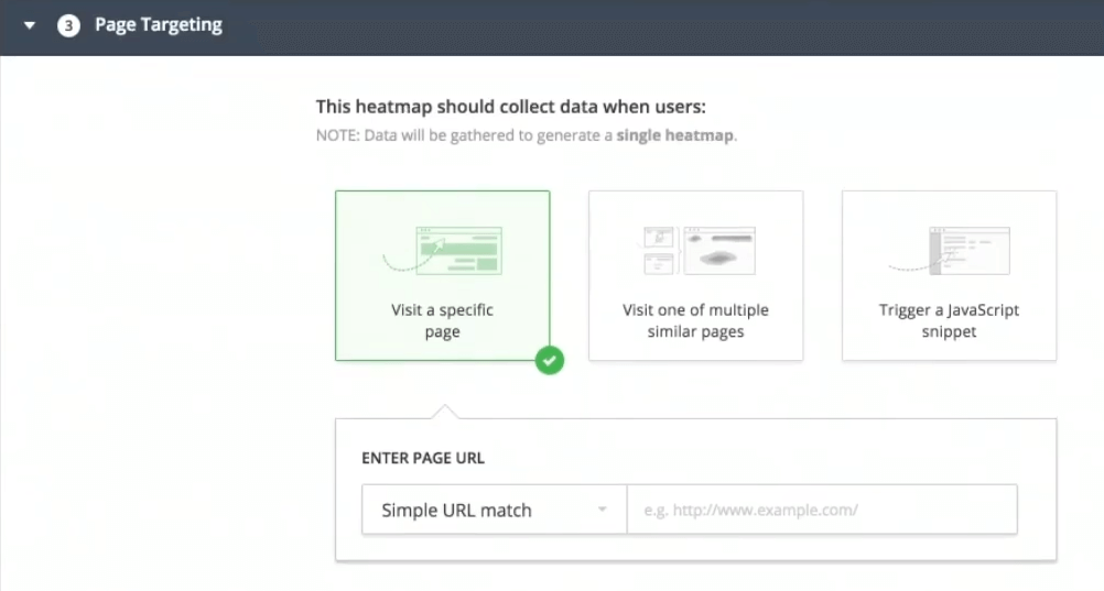 Hotjar 9 page targeting