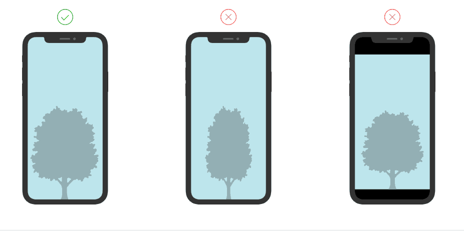 Iphone x zone securite 6 format