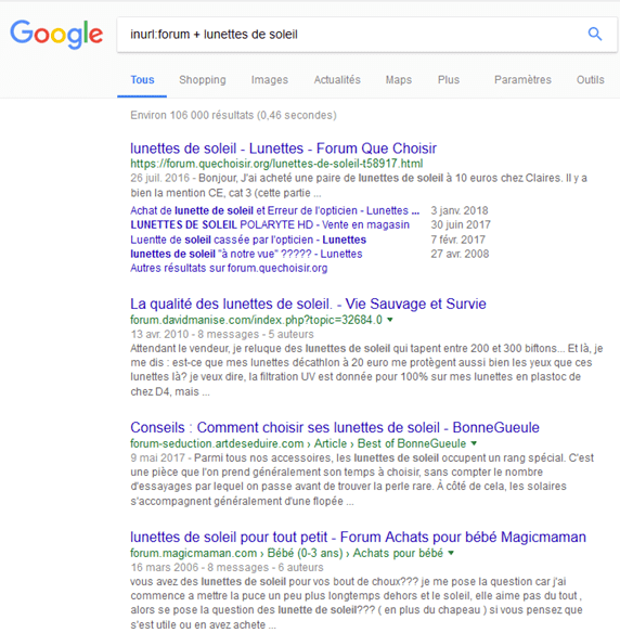 Mot cle de longue traine methode 2 lunettes de soleil