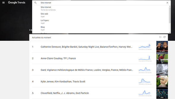 Mot cle de longue traine methode 8 google trends