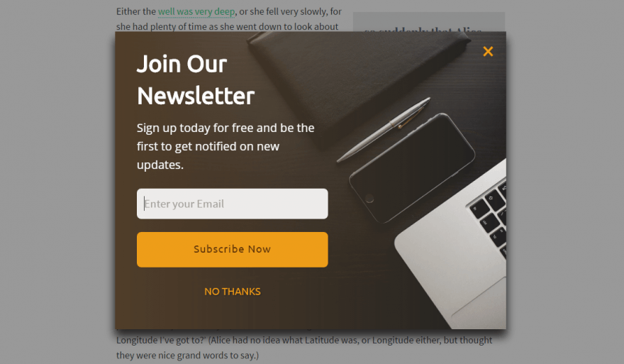 Outdated design trends popups