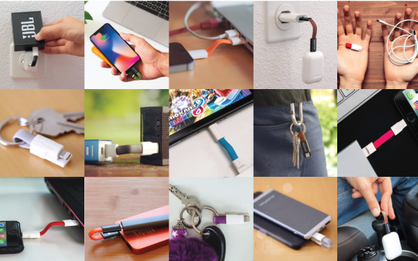 The charging cable keyring: why your clients won't be able to live without it!