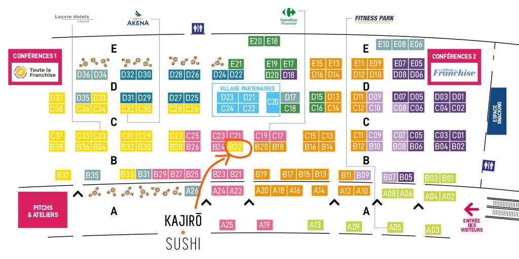 Plan forrum franchise 2024 lyon kajirosushi