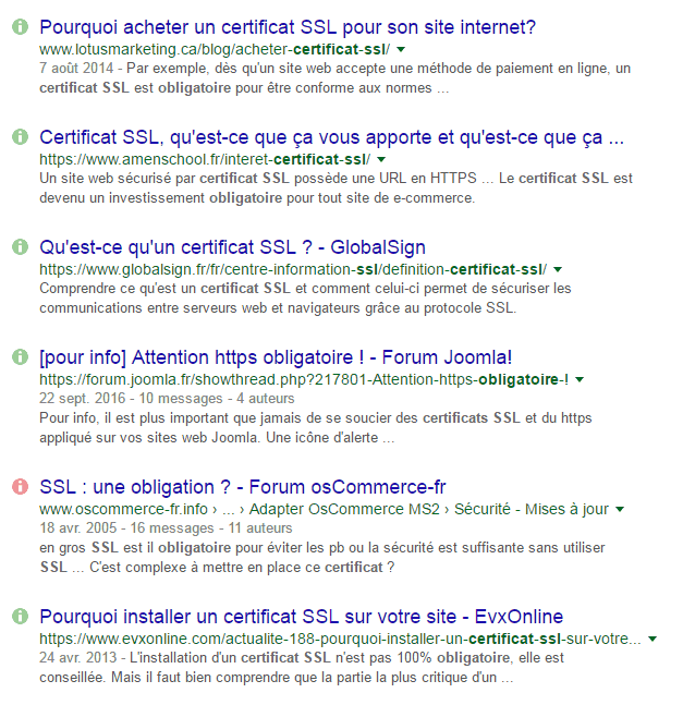 Site securise