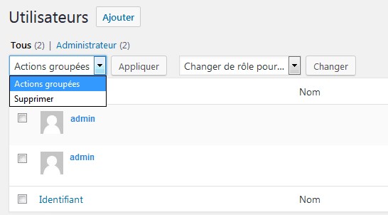 Spammeurs wordpress