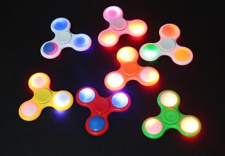 Spinner led lumineux