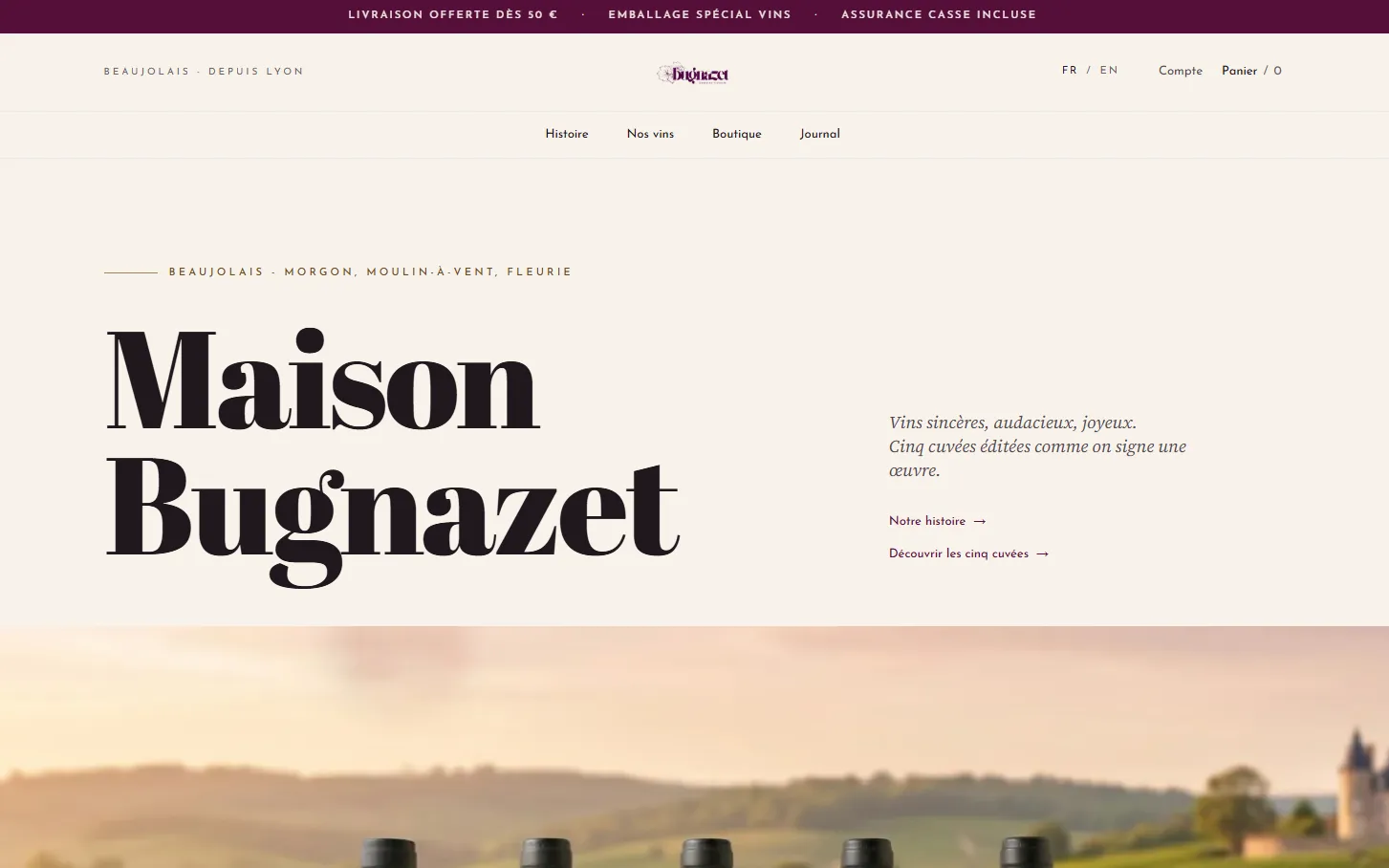 E-commerce Maison Bugnazet
