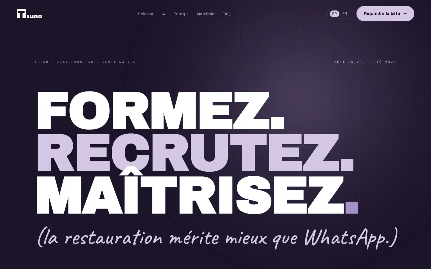 Site built for Tsuno